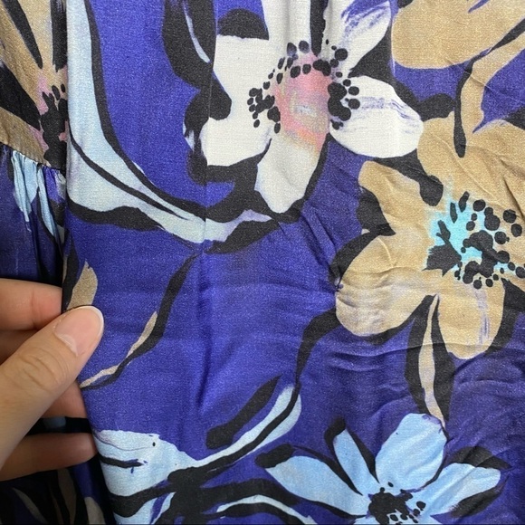 MUNTHE Hilda ruffled floral-print satin silk blend wrap dress - Picture 6 of 13